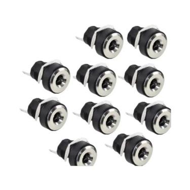 Imagem de Conectores Adaptadores De Tomada De Energia DC Macho E Fêmea Para Mont