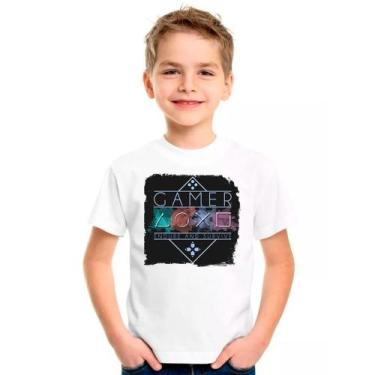 Imagem de Camiseta PLAYSTATION Games Jogos Moda Infantil Roupa Criança 02, Model