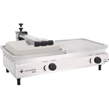Imagem de Sanduicheira Conjugada Gás Chapa Alumínio 70a Scg70a Venâncio