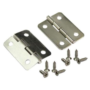 Imagem de Dobradiça Com Parafuso P 2,2cm Para Artesanato - 10 Unidades - Russo A