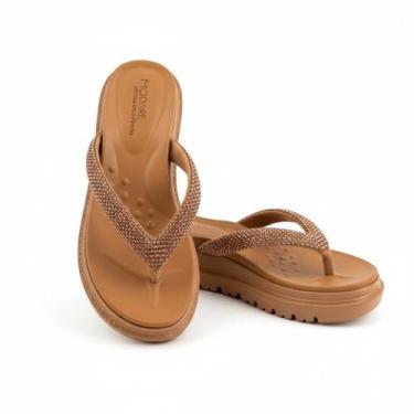 Imagem de Sandalia Feminina Modare Ultraconforto Massageador Brilho Original -, 