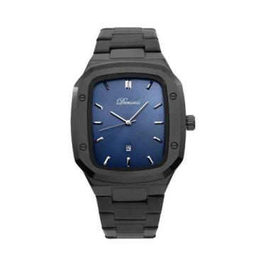 Imagem de Relógio De Luxo Masculino Quartz Estilo Royal Oak Com Pulseira De Aço 