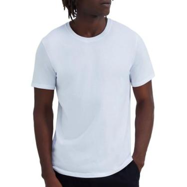 Imagem de Camiseta Manga Curta Hering 0201 Word Básica Algodão T. P/EXG, XXG, N0