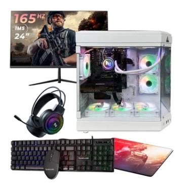 Imagem de PC Gamer Completo Ryzen 5 5500, 16gb 3200mhz, (RTX 4060 8GB), B550m, SSD 480GB, 600w 80 Plus, Monitor 24 165hz - Nli88047