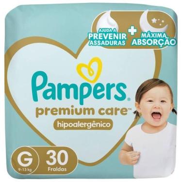 Imagem de Fraldas Pampers Premium Care G 30 Unidades