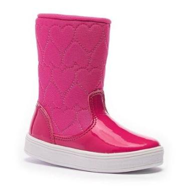 Imagem de Bota Tênis Infantil Feminina Tininha Menina Bordado Coração-Feminino