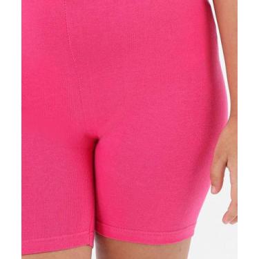 Imagem de Bermuda Infantil Ciclista Básica Tam 4 a 10 Rosa-62029 - ECR KIDS, 10,