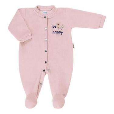 Imagem de Macacão Plush Manga Longa, varias cores - 1 peça - Batistela Baby, Flo