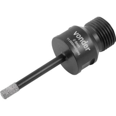 Imagem de Serra Copo Diamantada, 6 mm, Para Esmerilhadeira, Vonder OstenVonder