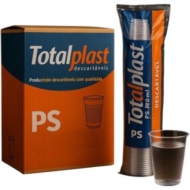 Imagem de Copo plastico descartavel 180ml com 2500 un suco aguá refri - E A COST