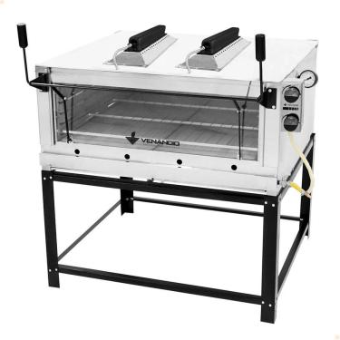 Imagem de Forno Industrial Venâncio Roma Gratinador Infravermelho Camara em Inox Gás GLP FIRIV90 15577