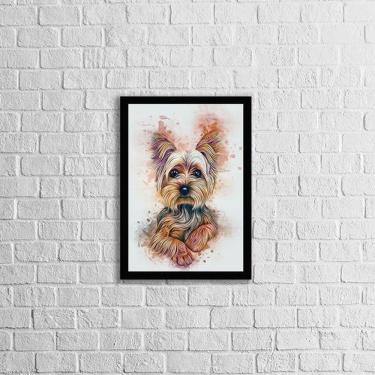 Imagem de Quadro Decorativo Yorkshire 45x34cm - com vidro