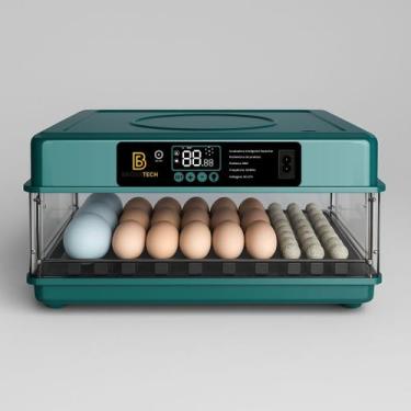 Imagem de Chocadeira Incubadora Elétrica Automática Até 72 Ovos 127v Com Rolagem