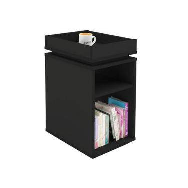 Imagem de Mesa Para Telefone Olivia Mdf E Mdp Artely, Preto