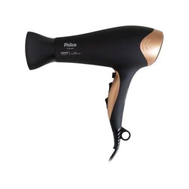 Imagem de Secador de Cabelo Philco Íons Tourmaline Preto 2200W 2 Velocidades PSC