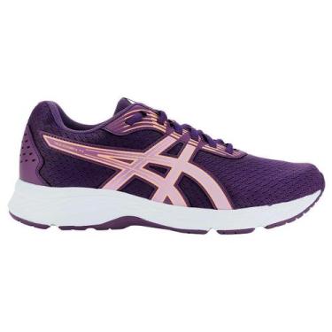 Imagem de Tênis Asics Raiden 4 Feminino, Roxo, Laranja, 36