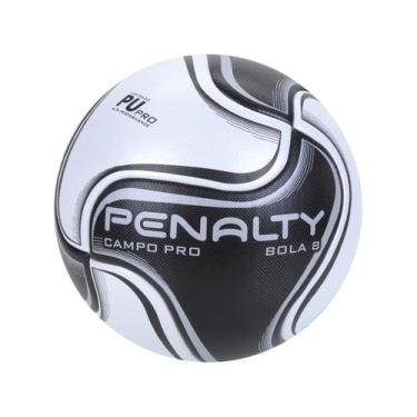 Imagem de Bola Futebol de Campo Penalty 8 Pró XXI, Branco e Preto, 69,5