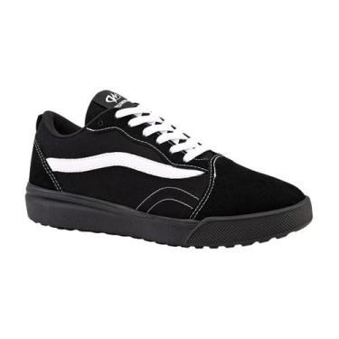 Imagem de Tênis Masculino Casual em Lona e Camurça Skate Style Urbano - Lojas Br
