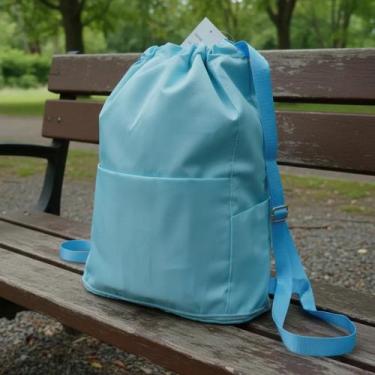 Imagem de Bolsa Mochila Sacola Colorida Unissex Esportiva Casual - Genérica, Col
