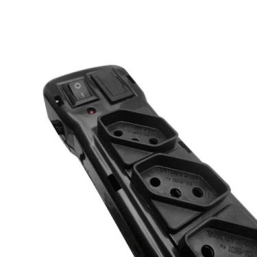 Imagem de Filtro de linha abs bivolt com 6 tomadas nbr14136 - FIOLUX