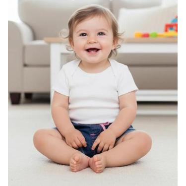 Imagem de Shorts jeans para bebê vários modelos p ao gg - Karobinha, Azul lantej