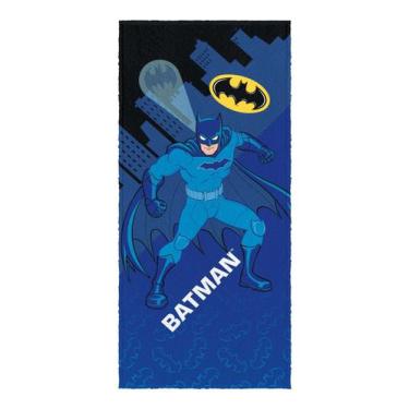 Imagem de Toalha de banho infantil felpuda estampada lepper 120x60cm, AZUL, TOAL