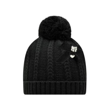 Imagem de Gorro Preto com PomPom Infanti, M, Preto
