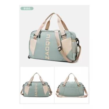 Imagem de Bolsa Mala Mochila Feminina Academia Bagagem Viagem - SS Bolsas, Verde