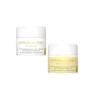 Imagem de Giovanna Baby Kit 2 Desodorantes em Creme Sem Perfume + Vanilla 55g