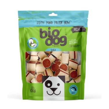Imagem de Petisco Biodog Cães Gourmet Sushi Frango Bio Dog para Pet 100g