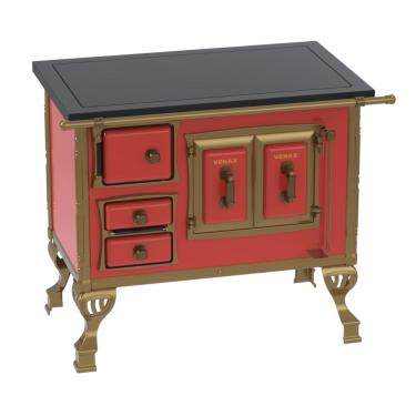 Imagem de Fogao a Lenha Venax GII n 1 Colonial Premium Vermelho SD