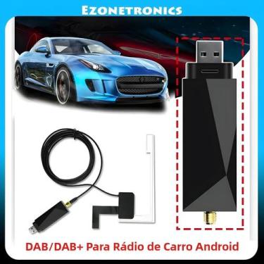 Imagem de Para universal DAB + antena com adaptador USB Android Car Radio GPS re