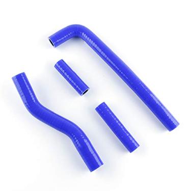 Imagem de LUXERAD Tubo de refrigeração de 3 camadas de 4,5 mm de desempenho de silicone para YAMAHA YZF250 YZ250F YZ 250 F 02-05 (azul)