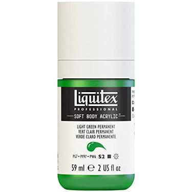 Imagem de Liquitex Tinta acrílica macia profissional para corpo 59 ml, verde claro permanente