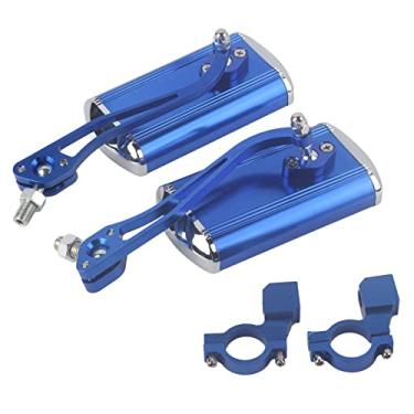 Imagem de Espelho retrovisor Keenso Bike retrovisor, 1 par de espelho retrovisor ajustável de 360 graus para mountain road bikes,