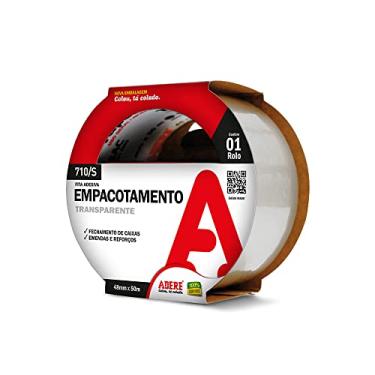 Imagem de FITA EMPACOTAMENTO TRANSPARENTE 48MM X 50M ADERE 710S