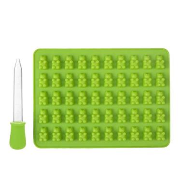 Imagem de Molde Forma Silicone Bala Fini Mini Urso Ursinho Conta Gotas