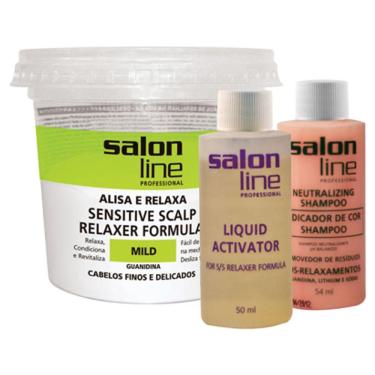 Imagem de Salon Line Guanidina Mild Com Ativador Cabelos Finos E Delicados 