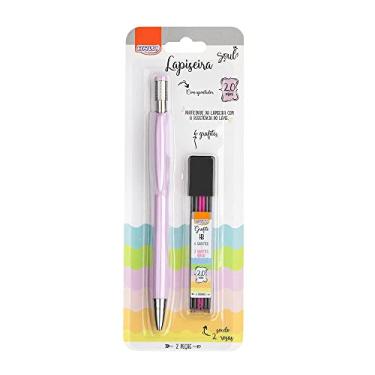 Imagem de BRW Lapiseira 2.0mm + Tubo Grafite 6 un. Soul Cor Pastel - BRW COR:LILÁS