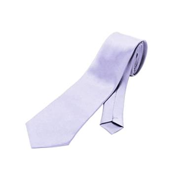 Imagem de KARECATO Gravata Tradicional Luxo Homens Slim Fit Lilás