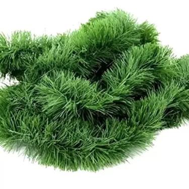Imagem de Kit 5 Festão Grosso Verde 2m X 15cm Decoração Natal - 10m