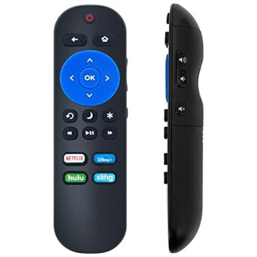 Imagem de Controle remoto de substituição aplicável para RCA Roku TV RTRU5027-US RTRU5527-US RTR3260-US RTR3260-W RTRU5027-W RTR4060-W RTR4360-W RTRQ6522-US RTRU5527-W RTRU4927-US RTRU655527-US 28 Normal TRQ5522-US RTR5060-US