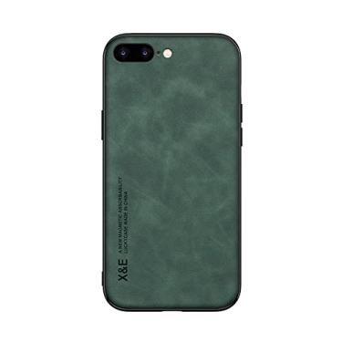 Imagem de Kepuch Silklike Capa para iPhone 7 Plus/8 Plus - Case Placa de Metal Embutida para iPhone 7 Plus/8 Plus - Verde