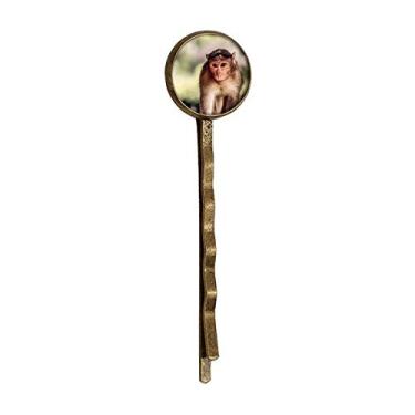 Imagem de Macaco Terrestre Organismo Animal Selvagem Retrô Metal Cabelos Grampo de Cabelo