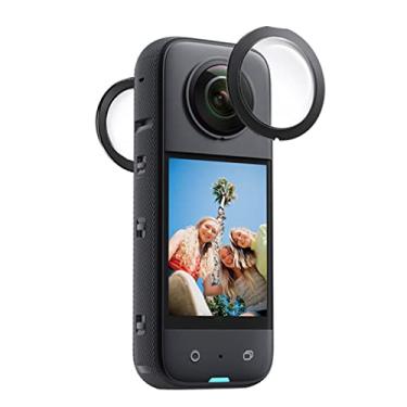 Imagem de Capa Protetora para Lentes de Câmeras, para ONE X3, PC Material Panorâmico Frente Traseira Protetor Protetor de Lente Dupla Adesiva, ONE X3 Lens Protecor