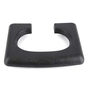 Imagem de Aramox Tampa do suporte de armazenamento do copo do console central almofada organizadora preta resistente ao desgaste compatível com 2004-2014