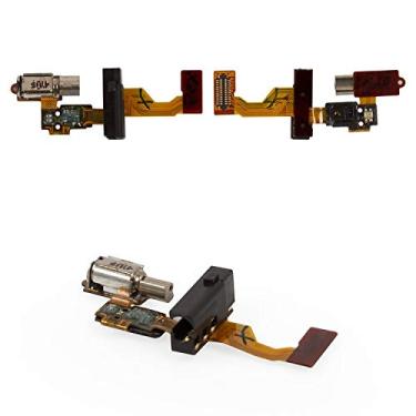 Imagem de Peças de reparo de cabo flexível compatíveis com Huawei Honor 6 H60-L02 (conector de fone de ouvido, com sensor de proximidade, com vibrador, com componentes)