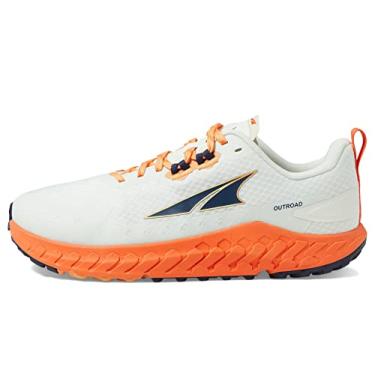 Imagem de ALTRA Men's AL0A7R6N Outroad Trail Running Shoe, White/Orange - 11 M US