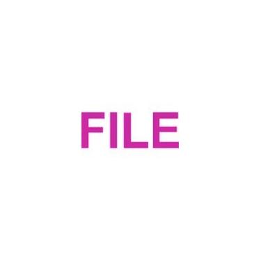 Imagem de Carimbo de autotintagem FILE Big - Rosa
