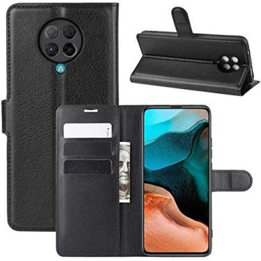 Imagem de Capa Capinha Carteira 360 Para Xiaomi Pocophone F2 Pro, Redmi K30 Pro, K30 Zoom com Tela de 6.67" polegadas - Case Couro Flip Wallet Anti Impacto - Danet (Preta)